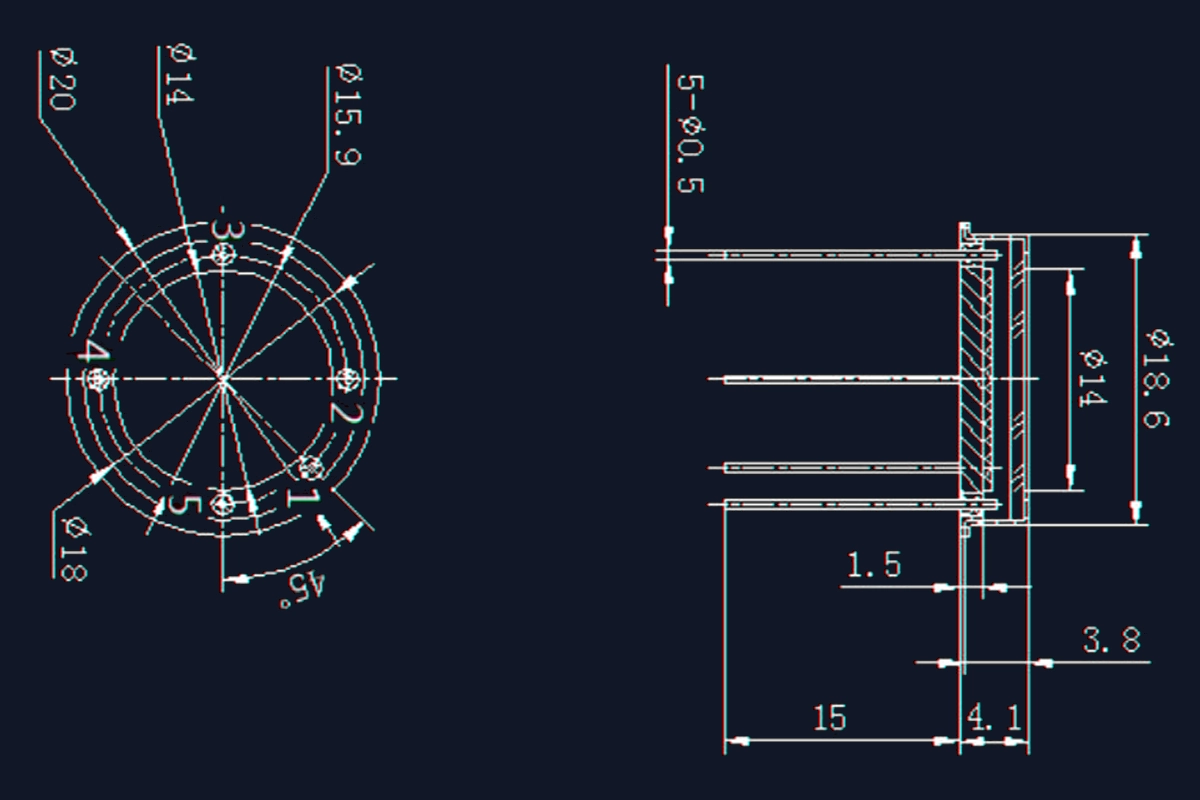 T0-20 Package Top View