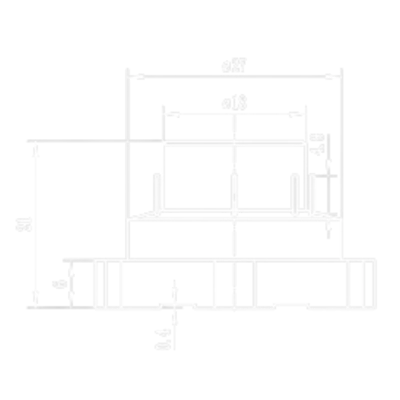 Inverted Triangular Flange Dimensions