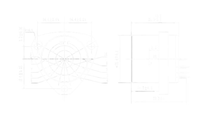 Accelerometer with U-Shaped Mounting Hole